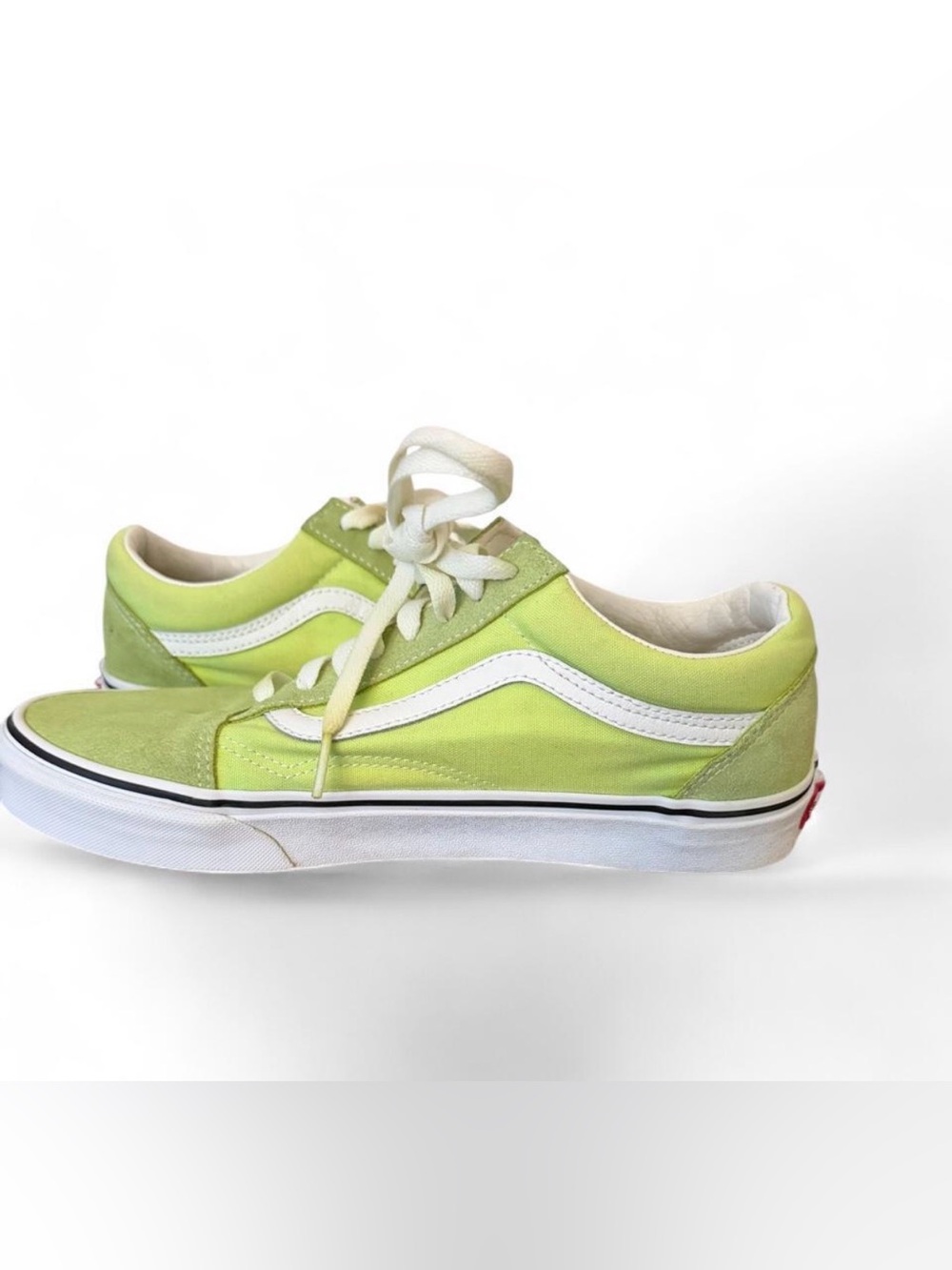 Vans Old Skool chartreuse Green Sneakers W 10.5 M 9